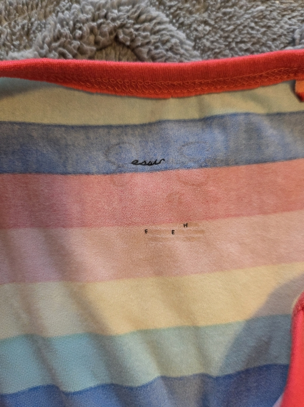 Jessica Simpson 4T - Bright Rainbow Stripe Romper - Picture 4 of 5
